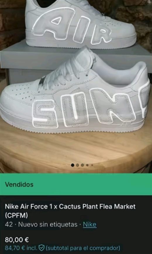 Vendido · 80 €